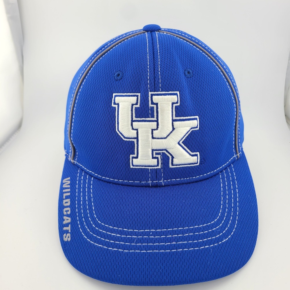 Captivating Headwear Kentucky Wildcats UK Cap Mens Royal Blue Adjustable Hat